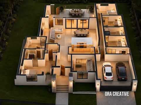 Blueprint to Reality: 2D Floor Plan to 3D Architectural Rendering