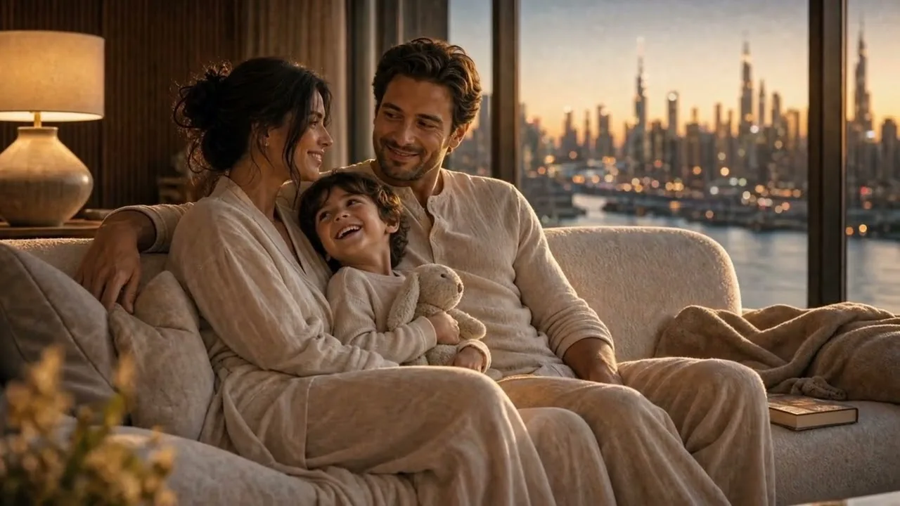 Off the plan property video still from Lumen Residences AI visuals